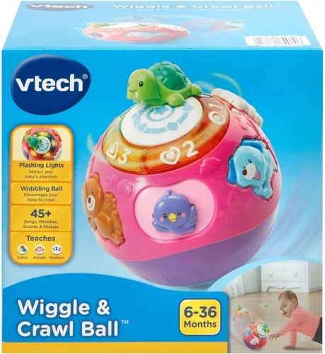 Miniatura 7 de VTech Wiggle and Crawl Ball, morado