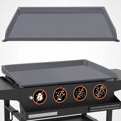 Miniatura 12 de NancyL Cubierta de Plancha de Silicona de 36 Pulgadas para Blackstone, Alfombrilla de Plancha Envolvente Completa de 36" Protectora para Parrilla
