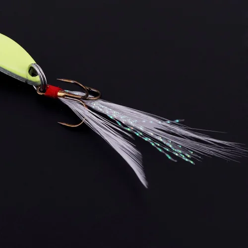 Miniatura 6 de Metal Jigs & Glow Jigging Spoons - Cebos duros luminosos para señuelos giratorios