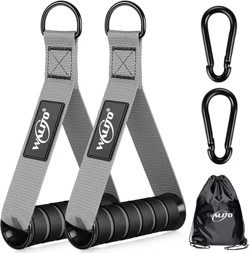 Miniatura 11 de Manijas de Ejercicio WALITO, Reemplazo de Accesorios de Cable para Equipo de Gimnasio en Casa, Sistema de Poleas, Pilates, Bandas de Resistencia