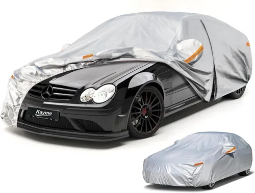 Miniatura 101 de Kayme - Cubierta completa impermeable de 6 capas para automóvil, apta para todo clima, protección para exteriores contra lluvia, rayos ultravioleta