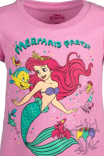 Miniatura 8 de Disney Minnie Mouse Princess Belle The Little Mermaid Moana Lilo &Stitch Frozen - Camiseta de cumpleaños para niñas pequeñas a niños pequeños