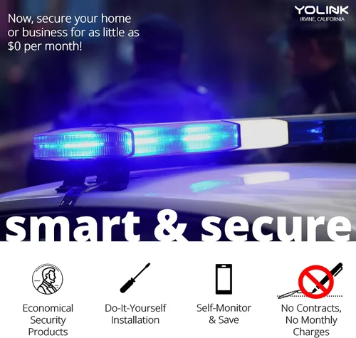 Miniatura 7 de Alarma de sirena inteligente, alarma de seguridad inalámbrica para el hogar con alertas audibles de 110 dB, control remoto, compatible con Alexa