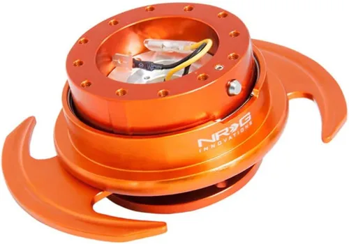Miniatura 2 de NRG Innovations NRG-SRK-650BK GEN 3.0 Volante de Carrera con Adaptador de Buje de Liberación Rápida, Diseño de 6 Agujeros y Patrones de Pernos