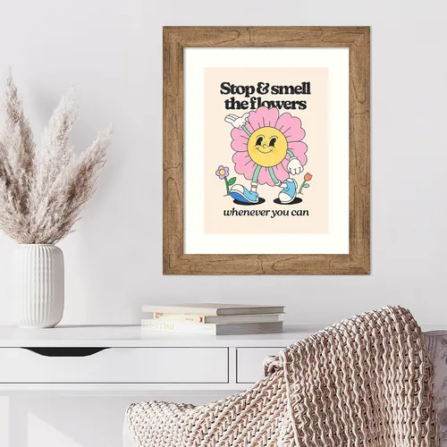 Miniatura 3 de Amanti Art Framed Wall Art Print 24x20 Retro Cartoon Character I by Victoria Barnes, Humor Wall Art, Whimsical Decor, Small Poster Painting Artwork