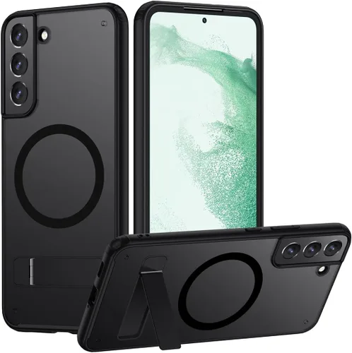 Miniatura 11 de TIANNIUKE Funda magnética para Samsung Galaxy S22, transparente y resistente al amarillo, compatible con MagSafe, ajuste delgado, a prueba