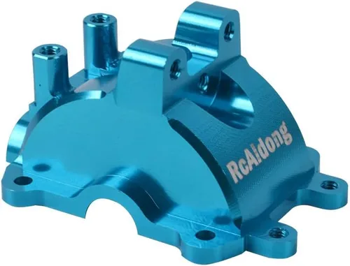 Miniatura 3 de Aluminio delantero trasero diferencial caja caja de cambios cubierta superior para Tamiya TT-02 TT-02D TT-02B TT-02FT actualización piezas (azul)
