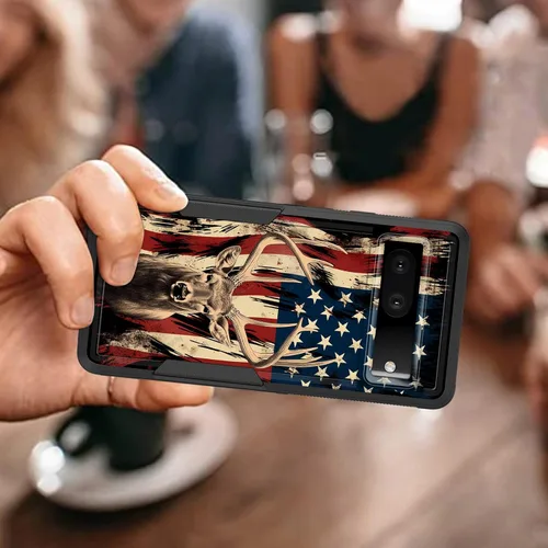 Miniatura 7 de Funda para Pixel 7a, resistente de doble capa híbrida de policarbonato duro de goma suave a prueba de golpes para Google Pixel 7A 6.1 pulgadas