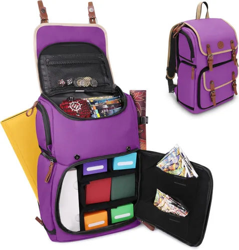 Miniatura 13 de ENHANCE Designer Edition - Mochila TCG – MTG Deck Bag carpeta de tarjetas, almacenamiento de caja de cubierta TCG, soporte para tapete de juego MTG