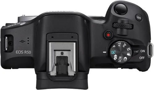 Miniatura 6 de Canon EOS R50 Cámara sin espejo para vlogging (solo cuerpo/negro), montura RF, 24.2 MP, video 4K, procesador de imagen DIGIC X, detección