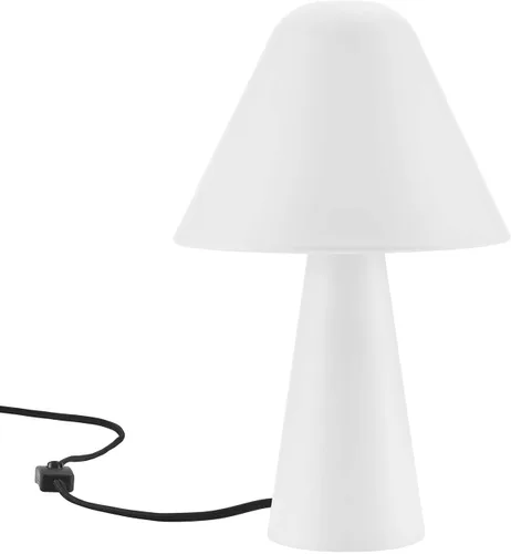 Miniatura 11 de Modway EEI-6529-BLK Jovial - Lámpara de mesa de metal con forma de hongo, color negro