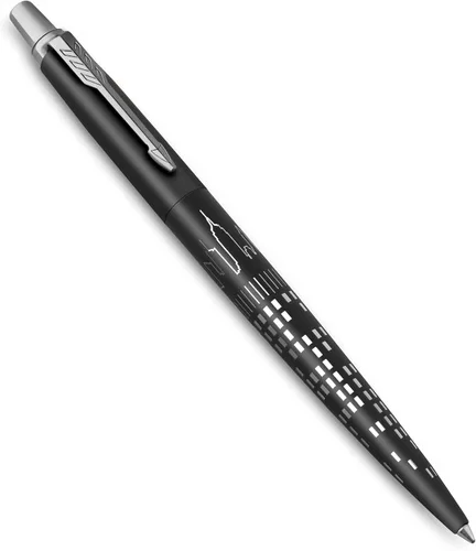 Miniatura 4 de Parker Bolígrafo Jotter Edición especial NYC Black CT Punta media con tinta azul Caja de regalo