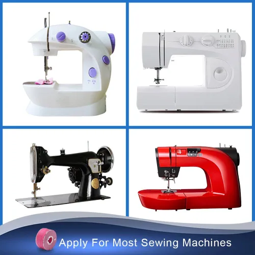 Miniatura 6 de BetyBedy 36 bobinas e hilos de coser con estuche para múltiples máquinas de coser, juego de bobinas preenrolladas