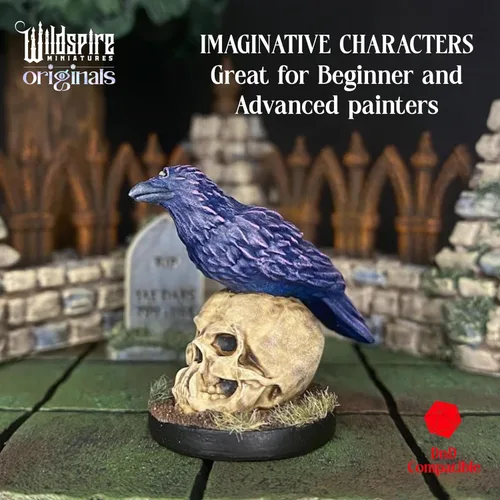 Miniatura 7 de Wildspire Heroes, NPC Animal Companions & Troll King para miniaturas DND a granel 1.102 in DND Minis Calabozos y Dragones Miniaturas D&D Miniaturas