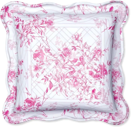 Miniatura 10 de BrylaneHome Almohada cuadrada Florence - Flor antigua