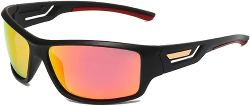 Miniatura 3 de Gafas de sol polarizadas para ciclismo Rojo
