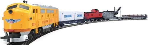 Miniatura 10 de Modelo de tren a escala HO 1/87, modelo de tren de tiempo antiguo 0-4-0, locomotora eléctrica de metal, tren ferroviario con pista de carro, adorno