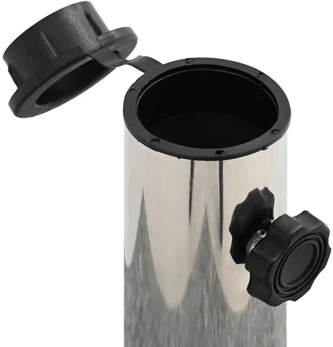 Miniatura 6 de vidaXL Umbrella Base, Patio Umbrella Stand for Poles of 1.5"/1.9", Parasol Base for Outdoor Garden Deck Porch, Granite 55.1 lb Rectangular Black