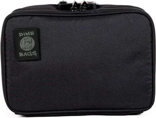 Miniatura 12 de DIME BAGS Estuche con cierre y sellado de olores, cápsula protectora de viaje para vidrio y equipo, forrada de carbono para protección contra Verde