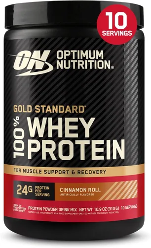 Miniatura 14 de Optimum Nutrition Gold Standard - Proteína en polvo de 100% suero de leche, sabor rollo de canela, 2 libras (paquete de 1) (el embalaje puede variar)