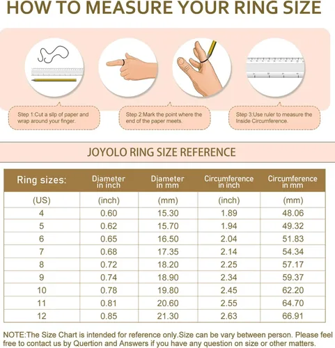 Miniatura 6 de JOYOLO Classy Trinity Initerlocking Rings for Women Grils, Stainless Steel 18K Gold Rolling Rings Fidget Rings For Anxiety, Dainty Women Finger
