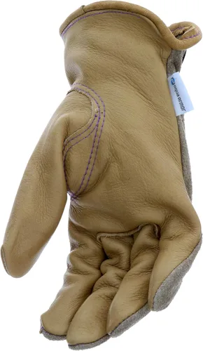 Miniatura 5 de Miracle-Gro MG86006 Aqua Armor - Guantes de palma de grano de vaca