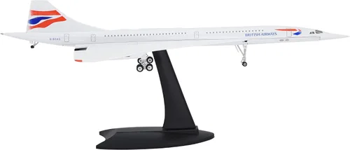 Miniatura 5 de TANG DYNASTY 1:200 Concorde British Airways Modelo de avión de metal modelo de avión de juguete