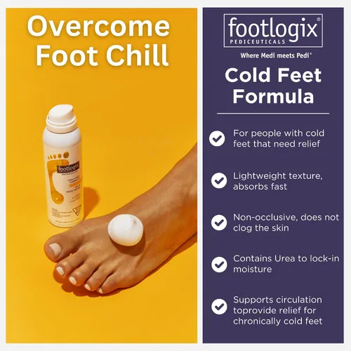 Miniatura 4 de FOOTLOGIX Fórmula para pies fríos, 4.23 oz