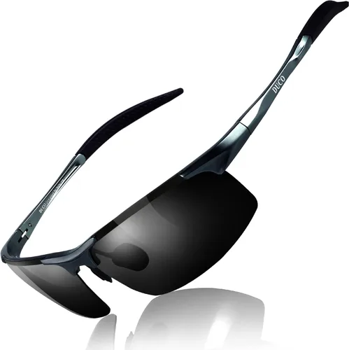 Duco - Gafas de sol deportivas polarizadas para hombre con protección UV 8177s