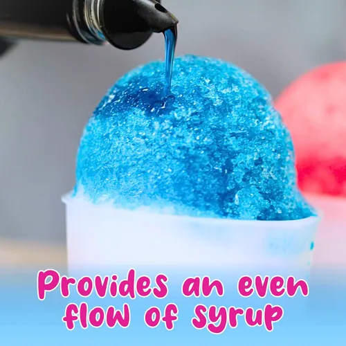 Miniatura 4 de Versadores de botella con control preciso de jarabe de Hawaiian Shaved Ice - Boquillas profesionales para sabores de cono de nieve y bebidas
