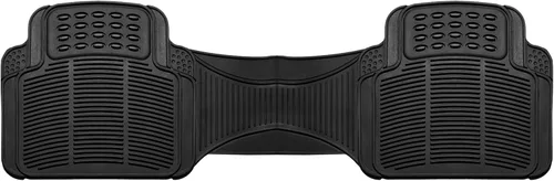 Miniatura 10 de FH Group Alfombrillas para Piso de Automóvil - Alfombrillas de Piso de Goma Resistente para Automóviles, Ajuste Universal Juego Completo, Gris