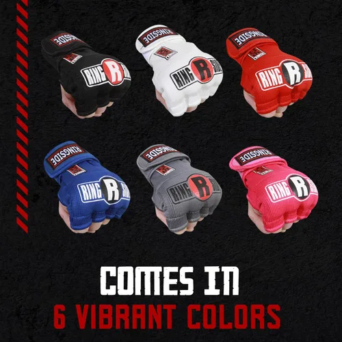 Miniatura 5 de Ringside guantes de entrenamiento de envoltura rápida para Muay Thai, MMA, Kickboxing
