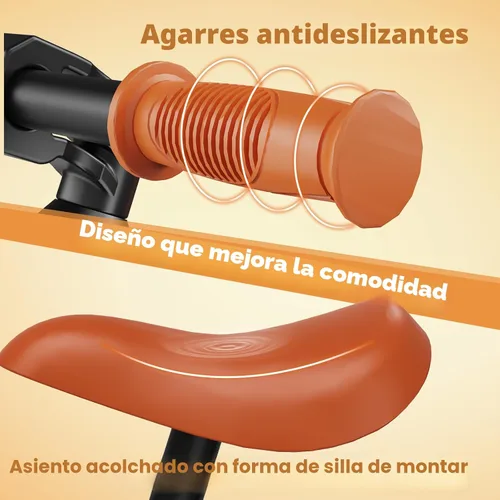 Miniatura 5 de Ridego Bicicleta de Equilibrio de 14 Pulgadas para Niños de 3 a 6 Años, Bicicleta Ligera para Niños con Asiento Ajustable, Bicicleta con Empuje