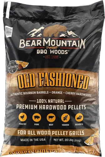 Miniatura 14 de Bear Mountain BBQ Premium Wood Butcher's Blend - Gránulos para ahumar, mezcla de pellets de madera dura totalmente natural para asar al aire libre