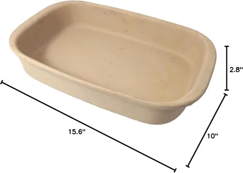 Miniatura 3 de Pampered Chef Family Heritage - Panadería rectangular de cerámica, 1430