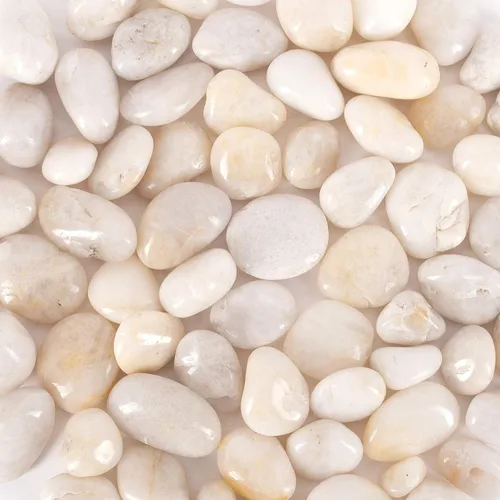 Miniatura 10 de 5 libras aprox. 130 piedras de río para plantas, piedras pulidas decorativas naturales para macetas, rocas suculentas, grava de acuario