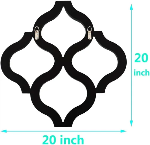 Miniatura 6 de DMDFIRST Espejo de pared decorativo en forma de arco plateado de 20 x 20 pulgadas, grande, exquisita decoración de acento glamorosa biselada