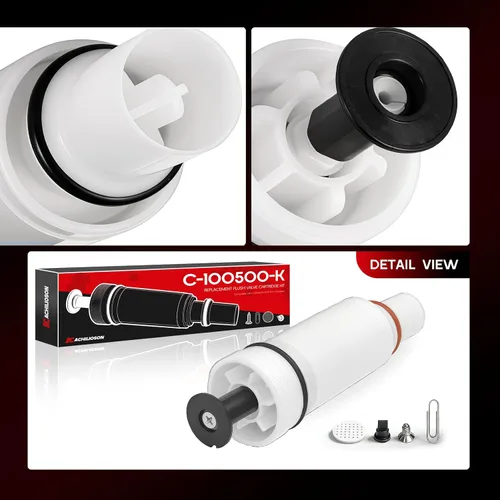 Miniatura 5 de C-100500-K Kit de cartucho de válvula de descarga de repuesto (blanco) Compatible con cartuchos m-101526-f3, 503, 504