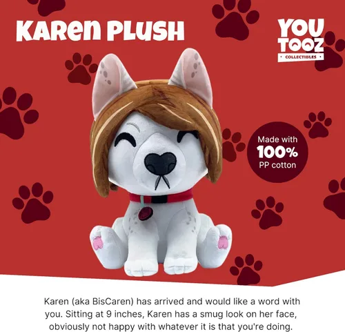 Miniatura 2 de Youtooz Youtooz Plush Collection - Peluche Karen suave coleccionable de 9 pulgadas de MisterMainer, de Youtooz Plush Collection