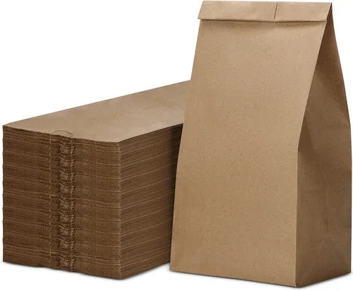 Miniatura 11 de Culinware Bolsas de papel kraft de 2 libras, bolsas de papel marrón duraderas para aperitivos, sándwich, pasteles, palomitas de maíz, comestibles