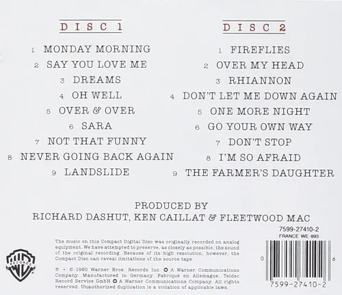 Miniatura 3 de Live - The Dance - Fleetwood Mac Greatest Hits Live Album Bundling