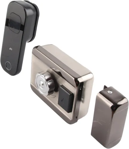 Miniatura 4 de Cerradura de puerta de entrada sin llave Cerradura de cerradura de huella digital Cerradura de bloqueo eléctrico de control remoto para uso doméstico