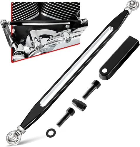 Miniatura 11 de Amazicha Engranaje de palanca de cambios para motocicleta, color negro, compatible con Harley Davidson Softail Dyna Touring Street Glide Electra