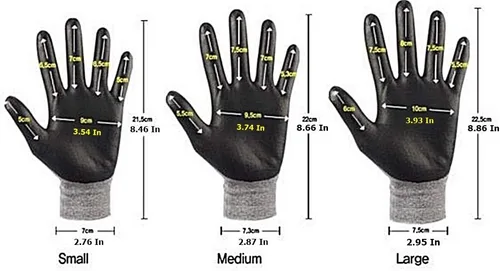 Miniatura 4 de 3M KOR - Guantes ligeros con revestimiento de espuma de nitrilo lavables, tacto inteligente, 10 pares, talla M, color gris