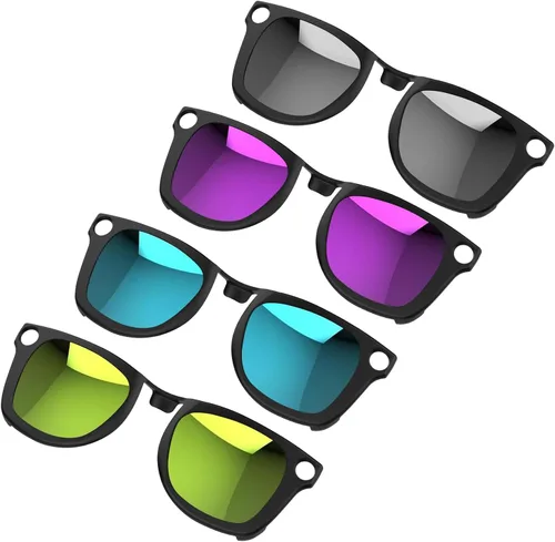 Miniatura 17 de 2 clips polarizados para Ray-Ban Meta Wayfarer y Gen 2 (RW4008/RW4012, talla L, 53-22), clip fotocromático para protección UV Meta Wayfarer Gen 2
