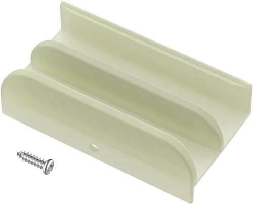 Guía inferior de puerta corredera de ducha y canales de 1/2 pulgada para sistemas de puertas deslizantes (colgadas superiores) (caja de bañera),