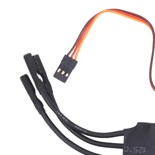 Miniatura 7 de Controlador de velocidad RC, controlador de velocidad ESC sin escobillas 40A, motor de avión RC 5V3A salida BEC para RC Drone Aviones Accesorio