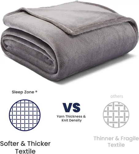 Miniatura 2 de SLEEP ZONE Manta de forro polar para bebé, manta mullida de franela súper suave para niños pequeños de 30 x 40 pulgadas, acogedora manta de felpa