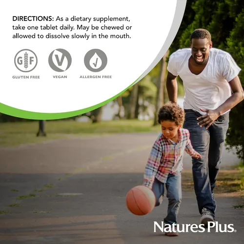 Miniatura 6 de Pastillas masticables de hierro con vitamina C Nature's Plus, 90 unidades, 97467034211, 1, 1