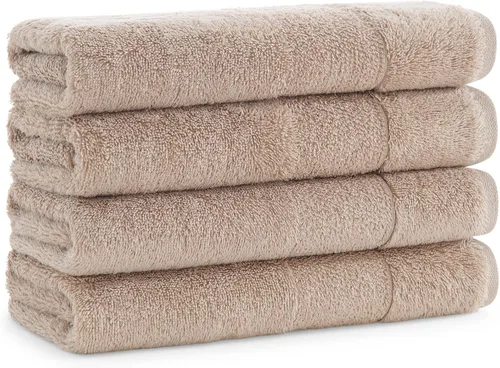 Miniatura 12 de Aston & Arden Aegean - Toallas de baño de felpa sólidas, paquete de 2, 100% algodón turco, 600 GSM, toallas de baño de gran tamaño para spa o hotel